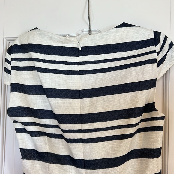 Blue and White Striped Dress - Picture 7 of 8